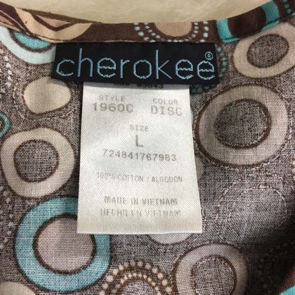 EUC CHEROKEE AND PEACHES SCRUB TOPS - Picture 4 of 4